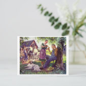 Briefkaart  illustratie (Staand voorkant)
