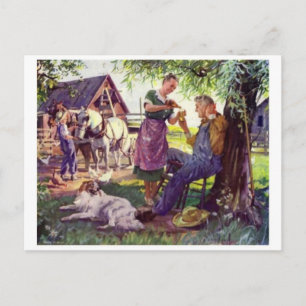 Briefkaart  illustratie
