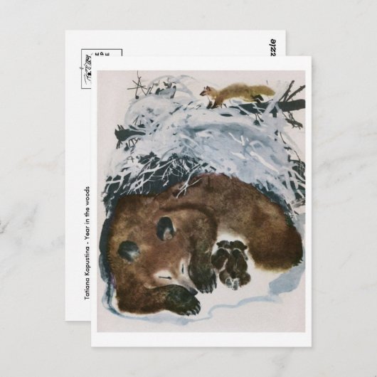 Briefkaart illustratie (Voorkant / Achterkant)