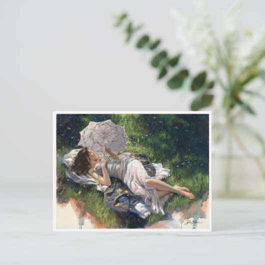 Briefkaart  illustratie (Staand voorkant)