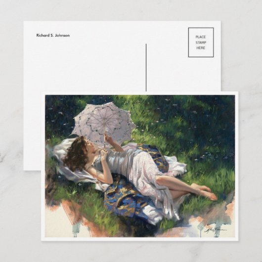 Briefkaart  illustratie (Voorkant / Achterkant)