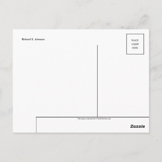 Briefkaart  illustratie (Achterkant)