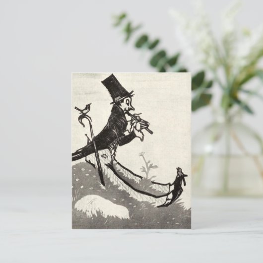 Briefkaart  illustratie (Staand voorkant)