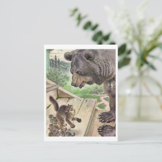 Briefkaart illustratie (Staand voorkant)