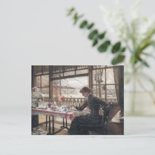 Briefkaart  illustratie (Staand voorkant)