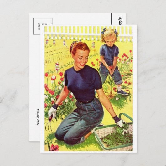 Briefkaart  illustratie (Voorkant / Achterkant)