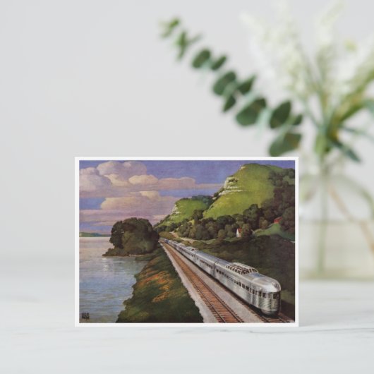 Briefkaart  illustratie (Staand voorkant)