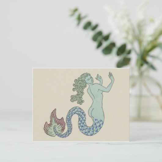 Briefkaart  illustratie (Staand voorkant)