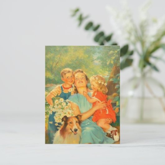 Briefkaart illustratie (Staand voorkant)