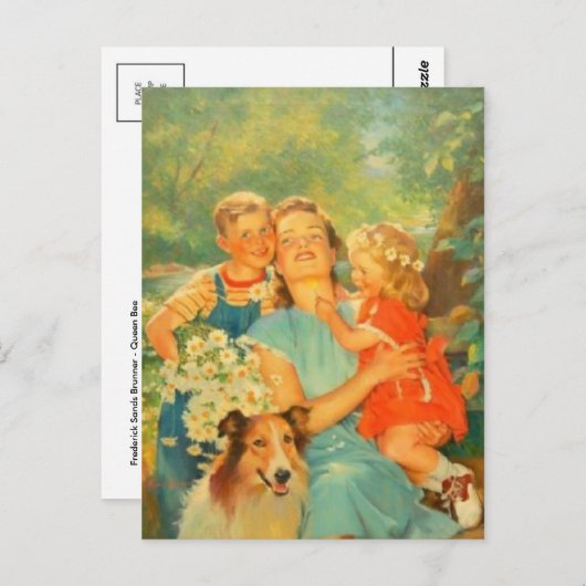 Briefkaart  illustratie (Voorkant / Achterkant)