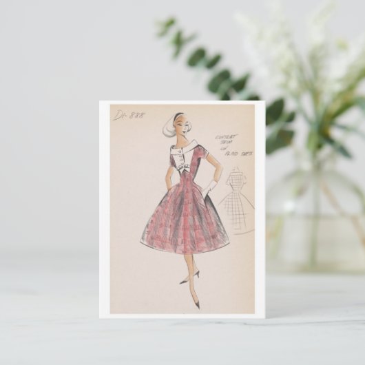 Briefkaart  illustratie (Staand voorkant)