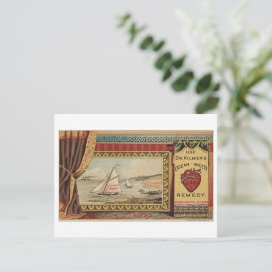 Briefkaart  illustratie (Staand voorkant)