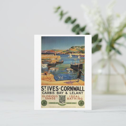 Briefkaart  illustratie (Staand voorkant)