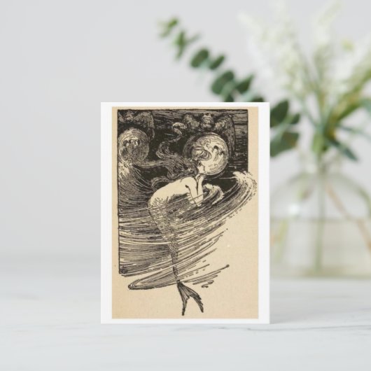 Briefkaart  illustratie (Staand voorkant)