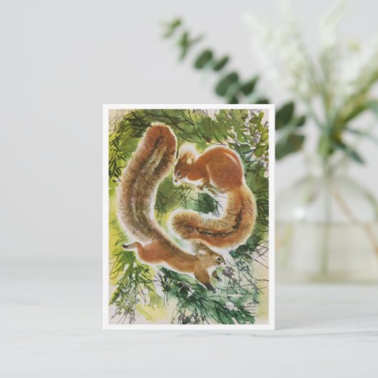 Briefkaart illustratie (Staand voorkant)