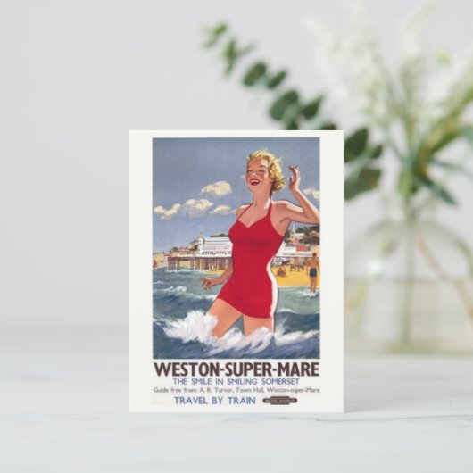 Briefkaart illustratie (Staand voorkant)