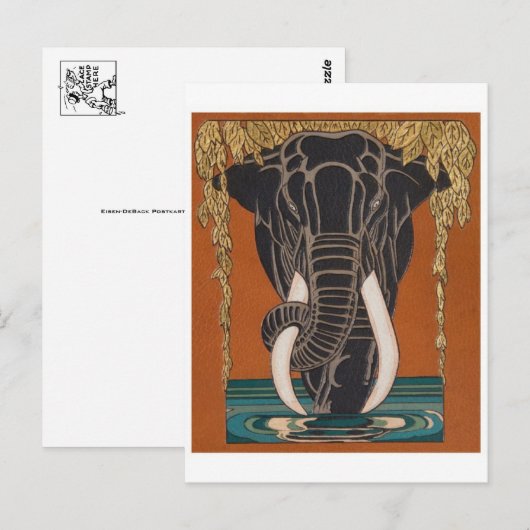 Briefkaart  illustratie (Voorkant / Achterkant)