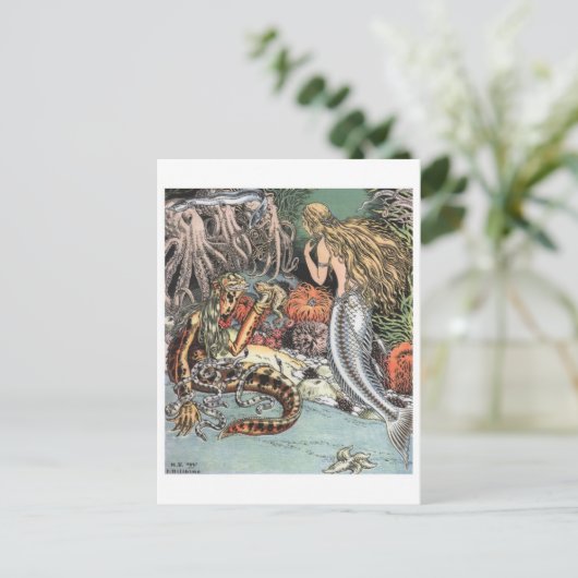 Briefkaart illustratie (Staand voorkant)