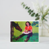 Briefkaart  illustratie (Staand voorkant)