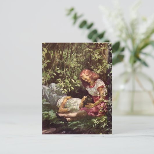 Briefkaart  illustratie (Staand voorkant)