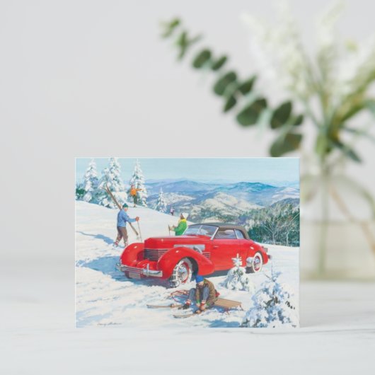 Briefkaart illustratie (Staand voorkant)