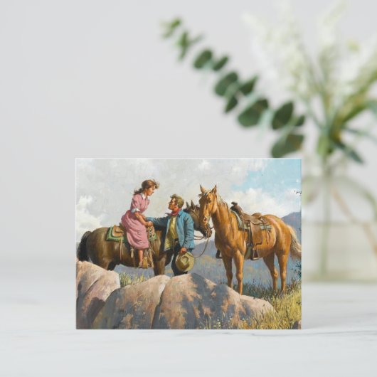 Briefkaart  illustratie (Staand voorkant)