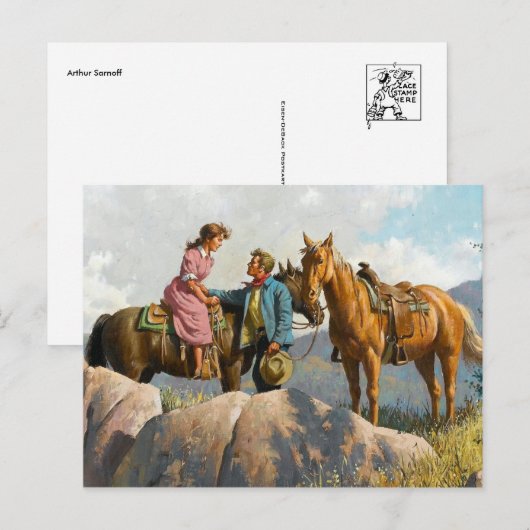 Briefkaart illustratie (Voorkant / Achterkant)