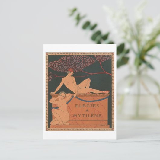 Briefkaart  illustratie (Staand voorkant)