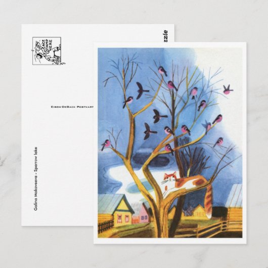 Briefkaart  illustratie (Voorkant / Achterkant)