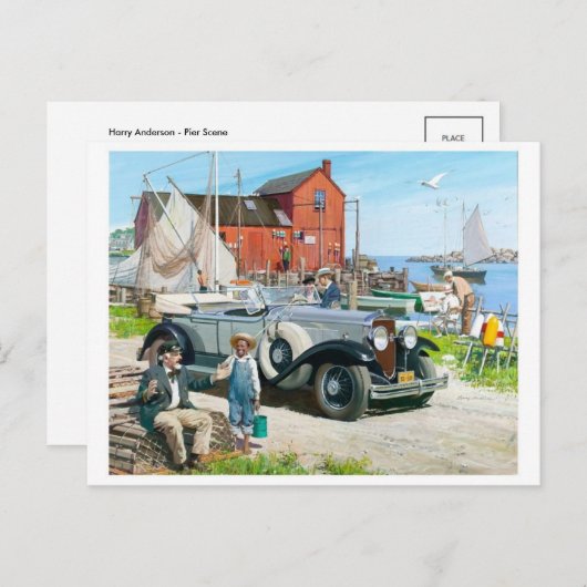 Briefkaart illustratie (Voorkant / Achterkant)