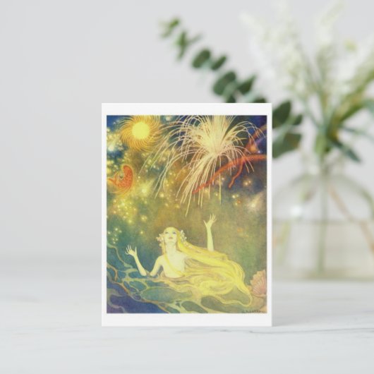 Briefkaart  illustratie (Staand voorkant)