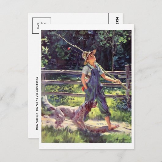 Briefkaart  illustratie (Voorkant / Achterkant)