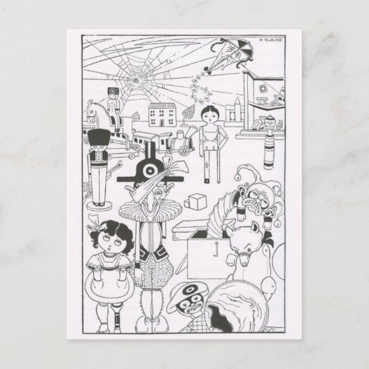 Briefkaart illustratie (Voorkant)