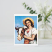 Briefkaart  illustratie (Staand voorkant)