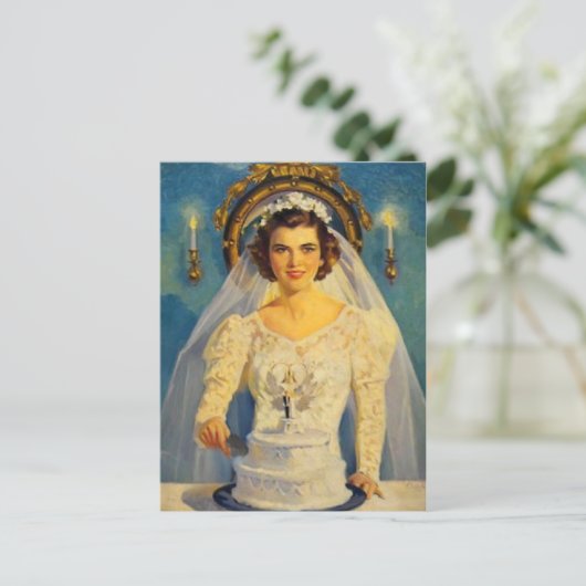 Briefkaart  illustratie (Staand voorkant)