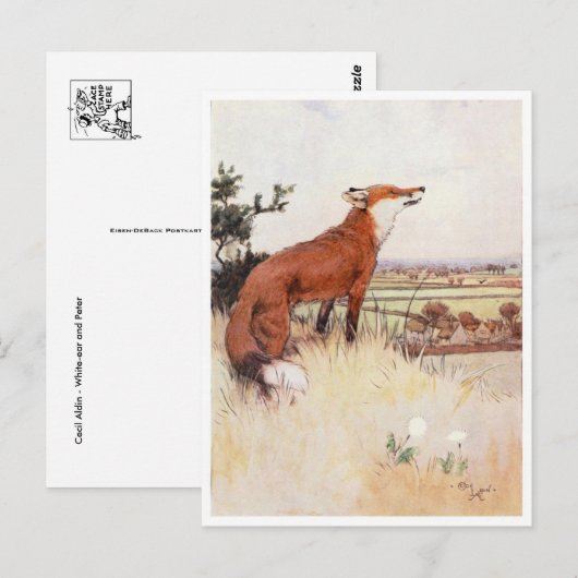 Briefkaart  illustratie (Voorkant / Achterkant)