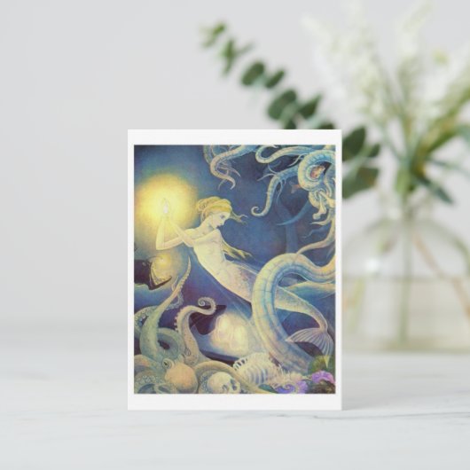 Briefkaart  illustratie (Staand voorkant)