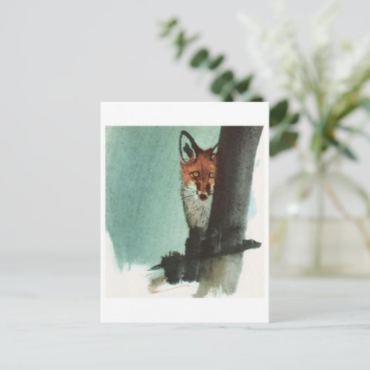 Briefkaart  illustratie (Staand voorkant)