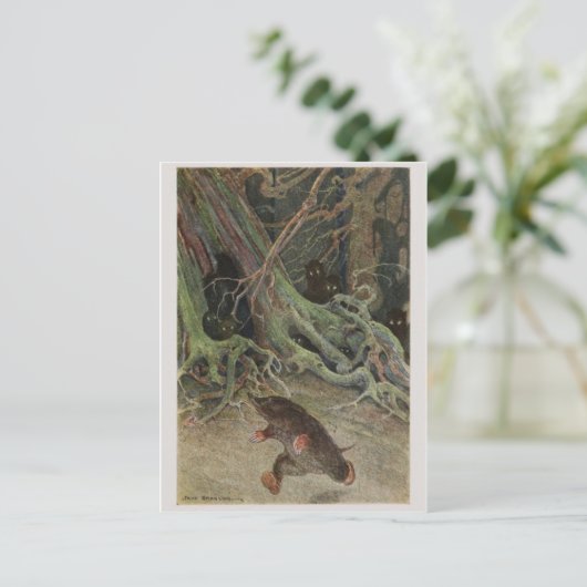 Briefkaart illustratie (Staand voorkant)