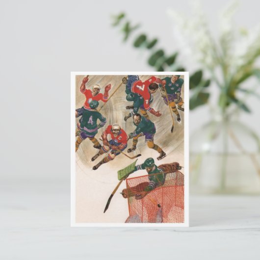 Briefkaart  illustratie (Staand voorkant)