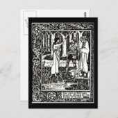 Briefkaart- illustratie-Aubrey Beardsley 13 Briefkaart (Voorkant / Achterkant)