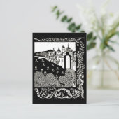 Briefkaart- illustratie-Aubrey Beardsley 19 Briefkaart (Staand voorkant)