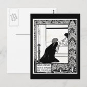 Briefkaart- illustratie-Aubrey Beardsley 21 Briefkaart (Voorkant / Achterkant)