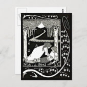 Briefkaart- illustratie-Aubrey Beardsley 23 Briefkaart (Voorkant / Achterkant)