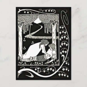 Briefkaart- illustratie-Aubrey Beardsley 23 Briefkaart