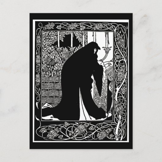 Briefkaart- illustratie-Aubrey Beardsley 2 Briefkaart (Voorkant)