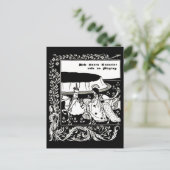 Briefkaart- illustratie-Aubrey Beardsley 37 Briefkaart (Staand voorkant)