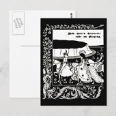 Briefkaart- illustratie-Aubrey Beardsley 37 Briefkaart (Voorkant / Achterkant)