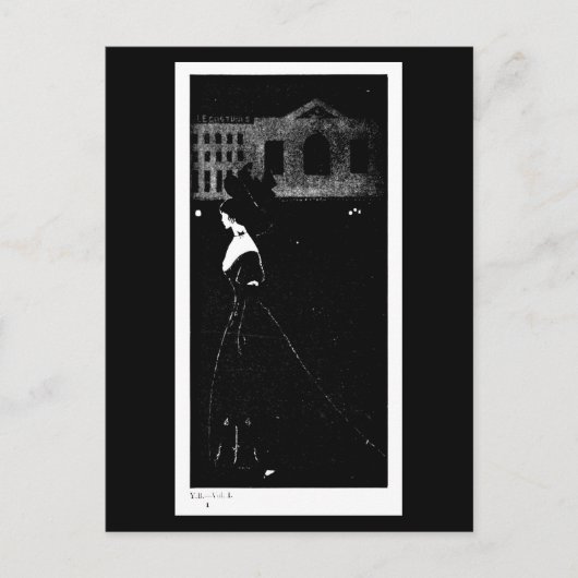 Briefkaart- illustratie-Aubrey Beardsley 39 Briefkaart (Voorkant)