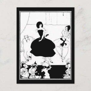 Briefkaart- illustratie-Aubrey Beardsley 43 Briefkaart